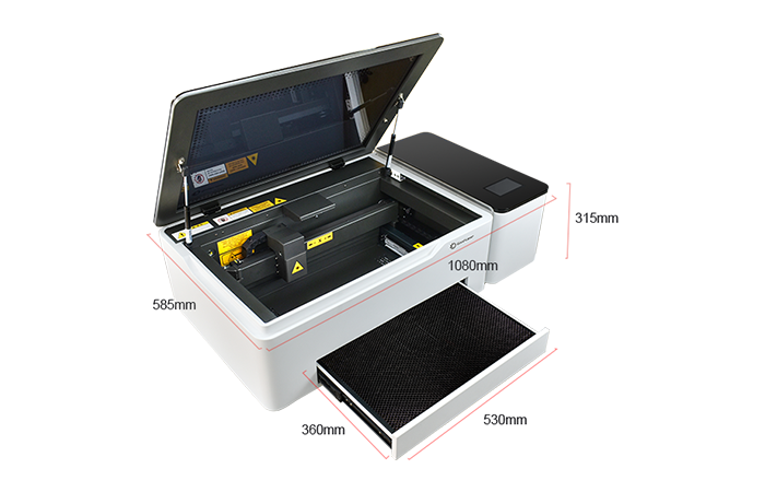 Spécifications de la machine laser Light 530